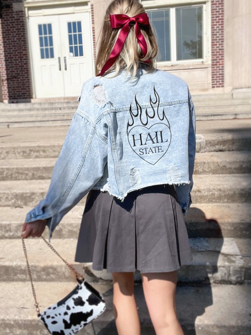 Mississippi State Light Wash Denim Jacket, Brand New with tags - Picture 2 of 5